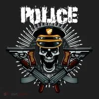 Police Skull Tumbler thumb 3