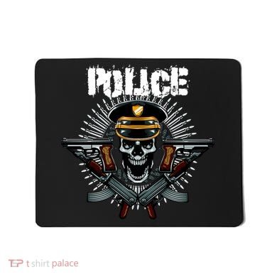 Police Skull Mousepad