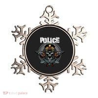 Police Skull Ornament thumb 0