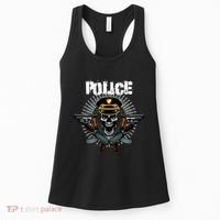 Police Skull Women's Tank Top thumb 0