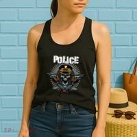 Police Skull Women's Tank Top thumb 2