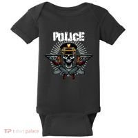 Police Skull Baby Bodysuit thumb 0