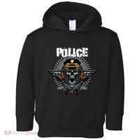 Police Skull Toddler Hoodie thumb 0