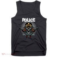 Police Skull Tank Top thumb 0