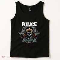 Police Skull Tank Top thumb 2