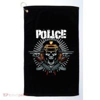 Police Skull Golf Towel thumb 0