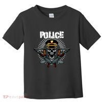 Police Skull Toddler T-Shirt thumb 0