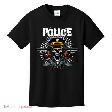 Police Skull Kids T-Shirt
