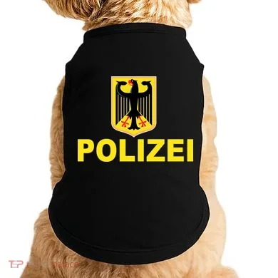 Polizei German Flag Doggie Tank