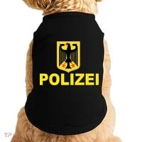 Polizei German Flag Doggie Tank thumb 0