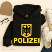 Polizei German Flag Hoodie thumb 4