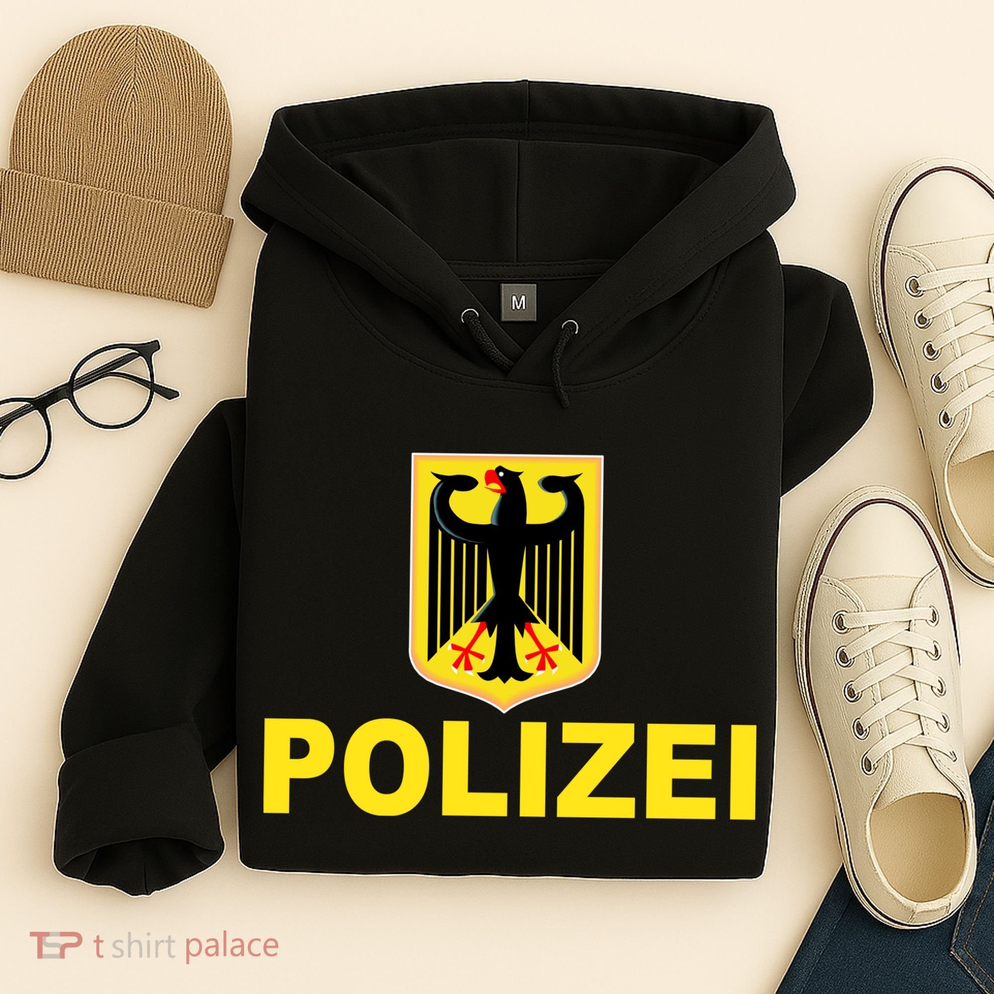 Polizei German Flag Hoodie