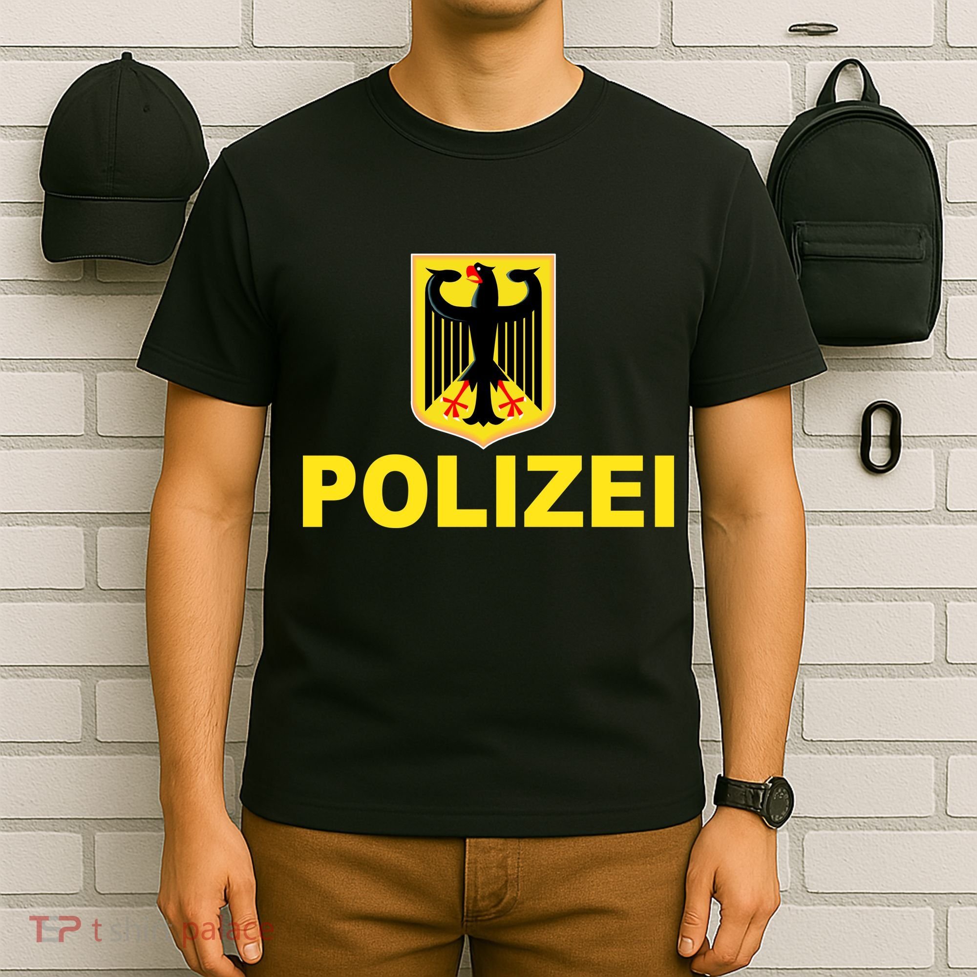 Polizei German Flag T-Shirt