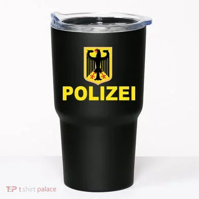 Polizei German Flag Tumbler