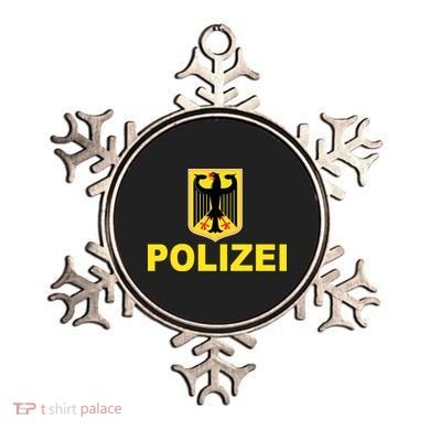 Polizei German Flag Ornament