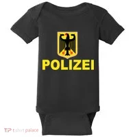 Polizei German Flag Baby Bodysuit thumb 0