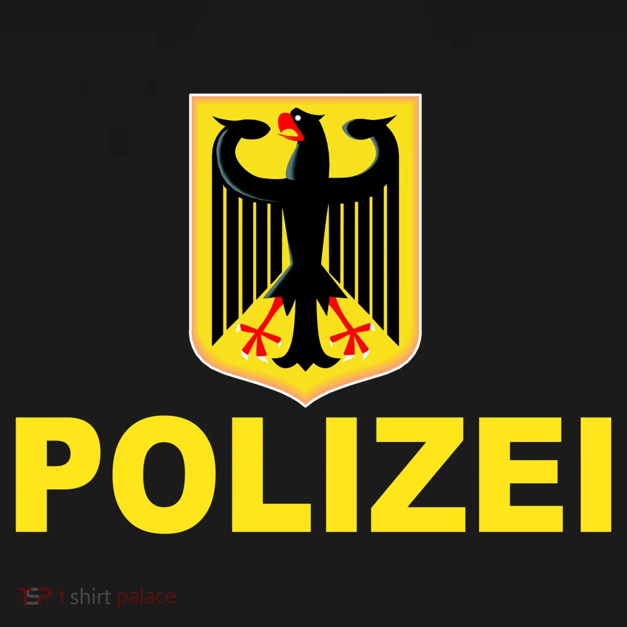 Polizei German Flag Baby Bodysuit