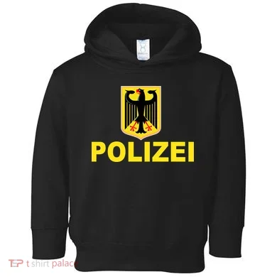 Polizei German Flag Toddler Hoodie