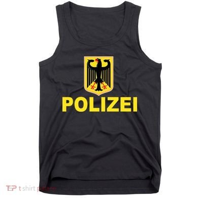 Polizei German Flag Tank Top