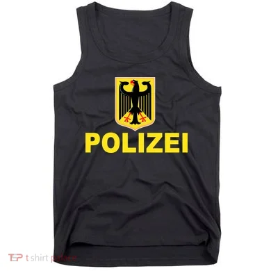 Polizei German Flag Tank Top