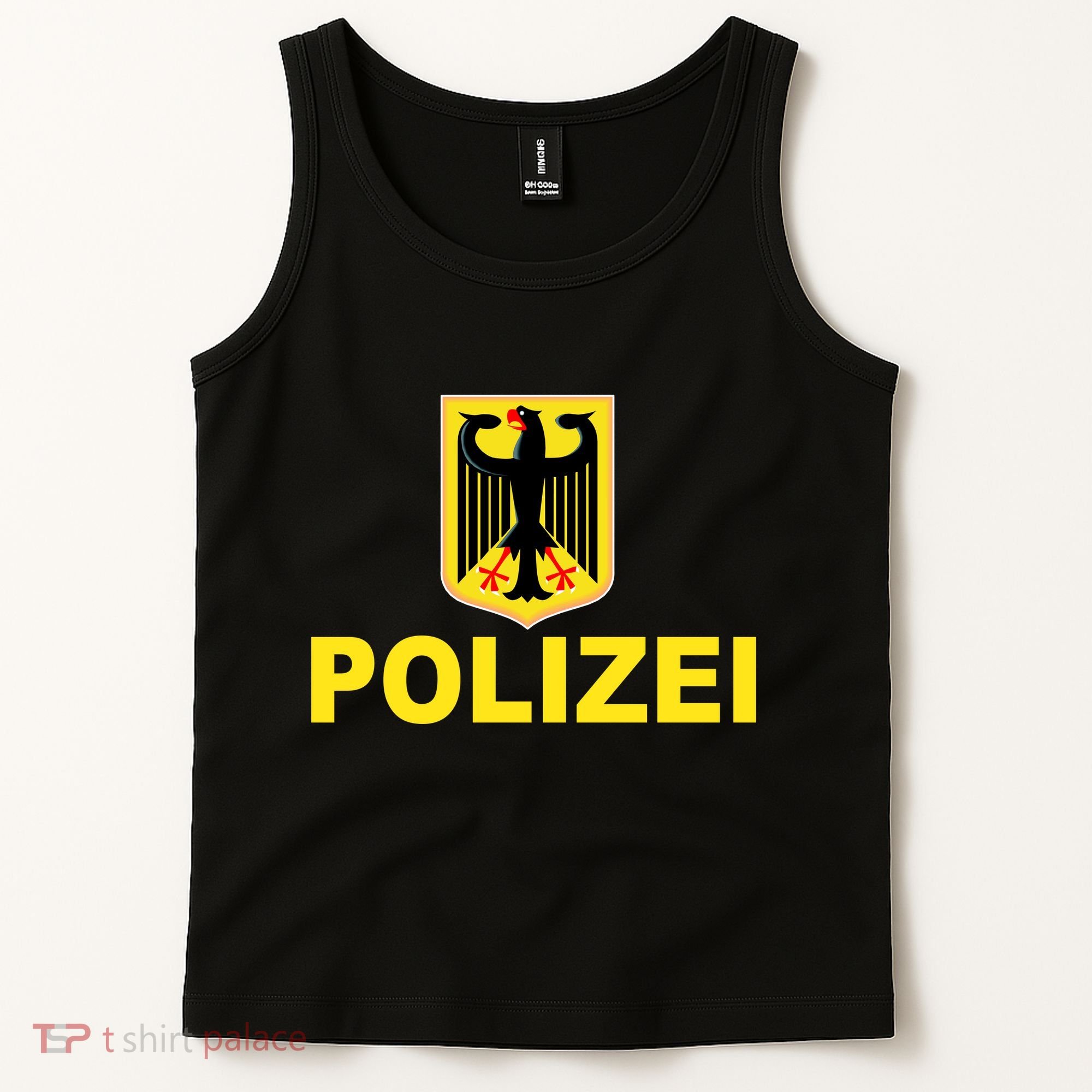Polizei German Flag Tank Top
