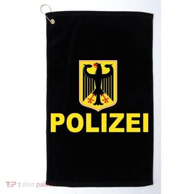 Polizei German Flag Golf Towel