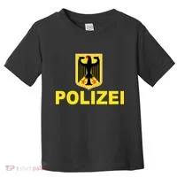 Polizei German Flag Toddler T-Shirt thumb 0
