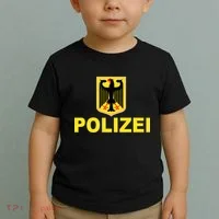 Polizei German Flag Toddler T-Shirt thumb 2