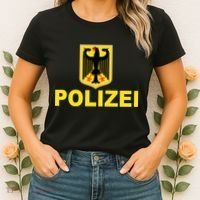 Polizei German Flag Women's T-Shirt thumb 2