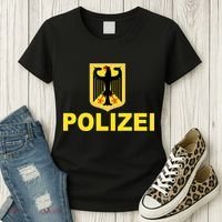 Polizei German Flag Women's T-Shirt thumb 3