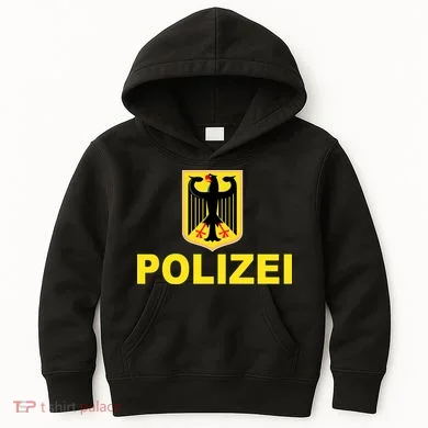 Polizei German Flag Kids Hoodie