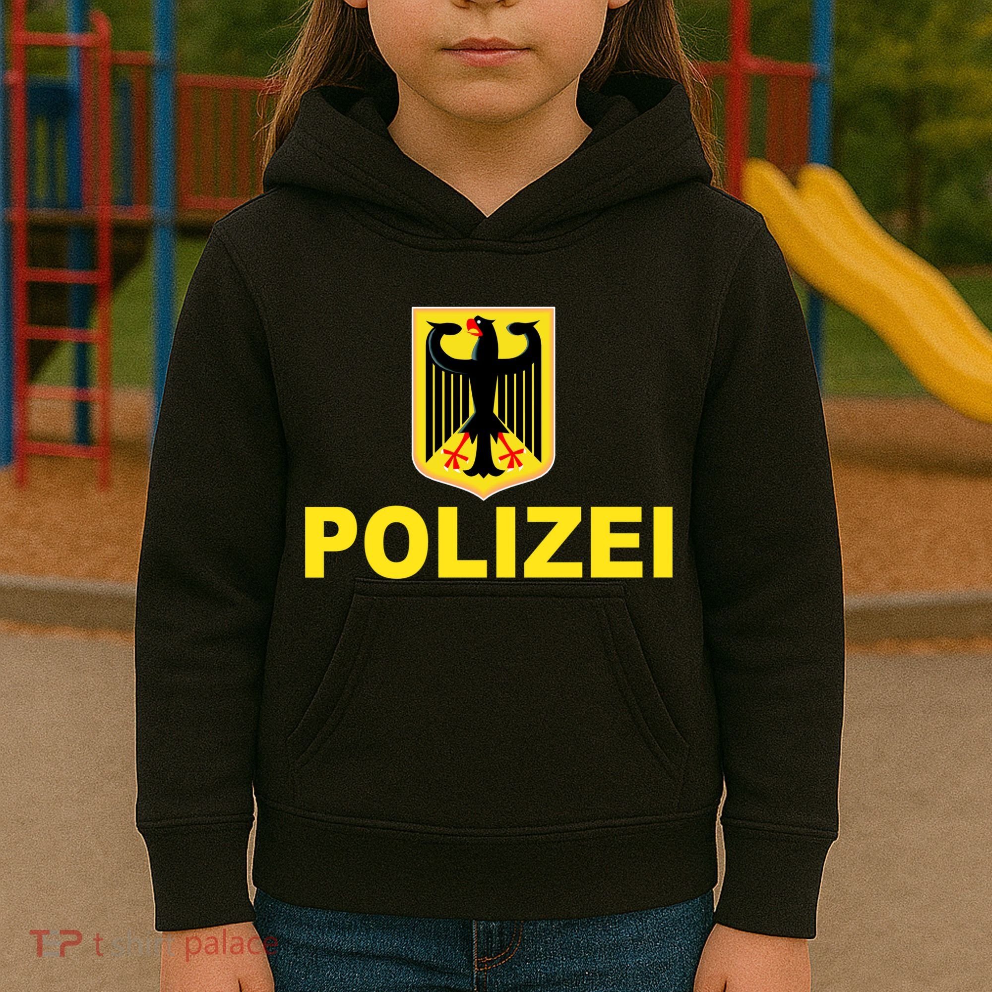 Polizei German Flag Kids Hoodie