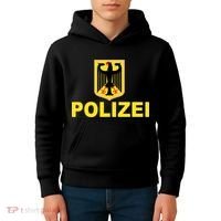 Polizei German Flag Kids Hoodie thumb 4