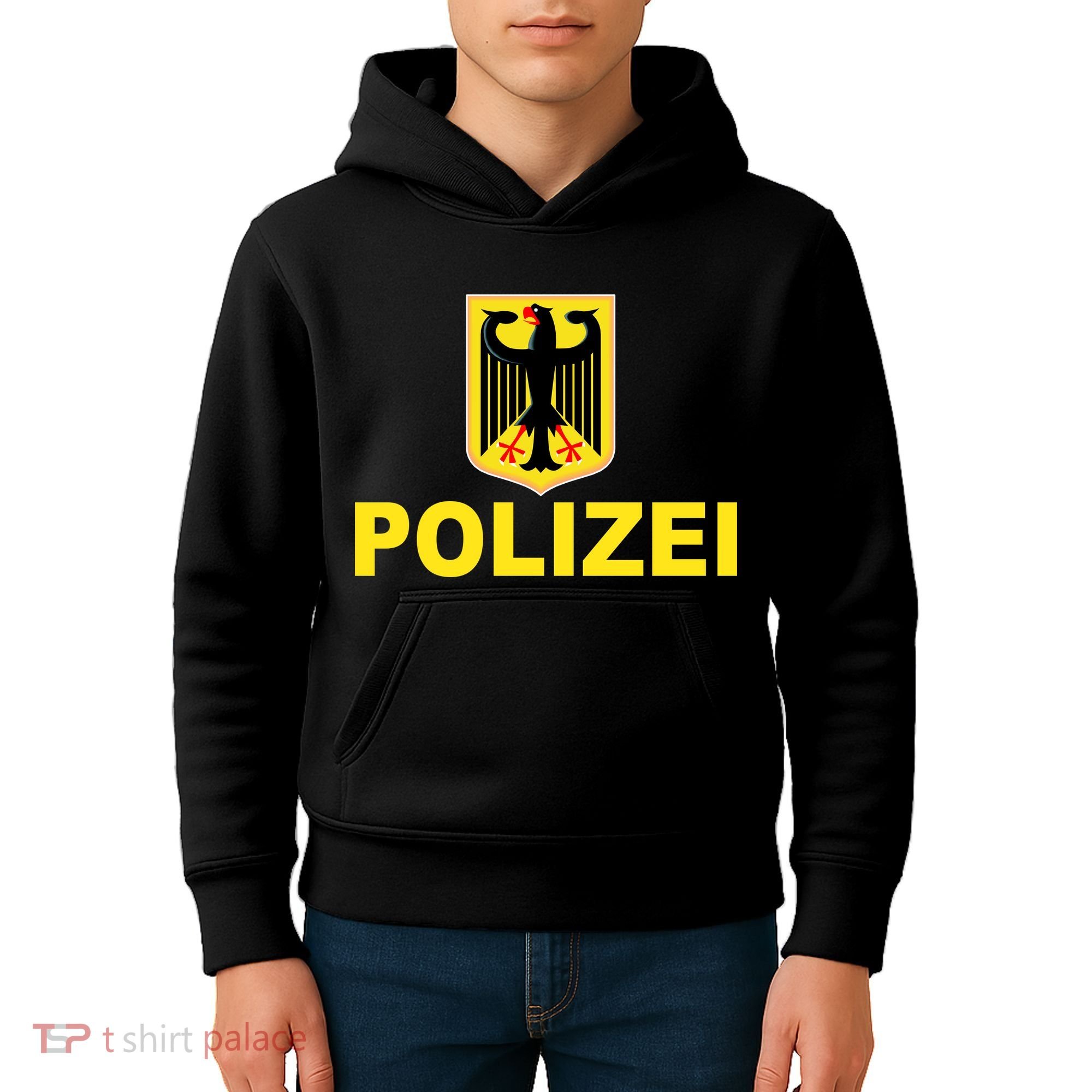 Polizei German Flag Kids Hoodie