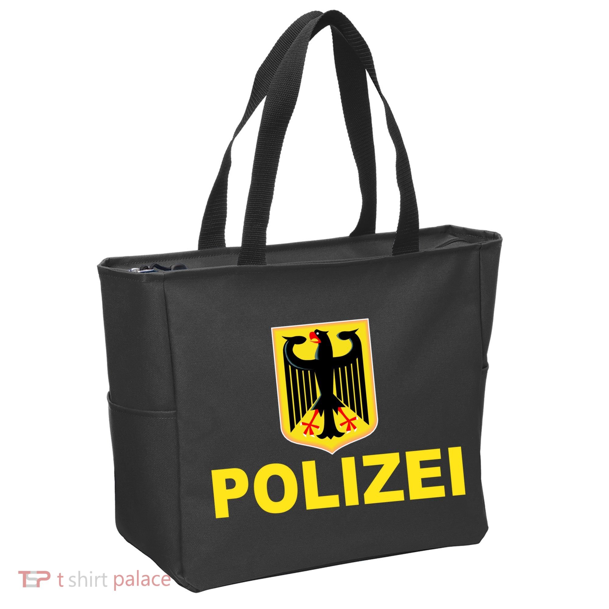 Polizei German Flag Tote Bag