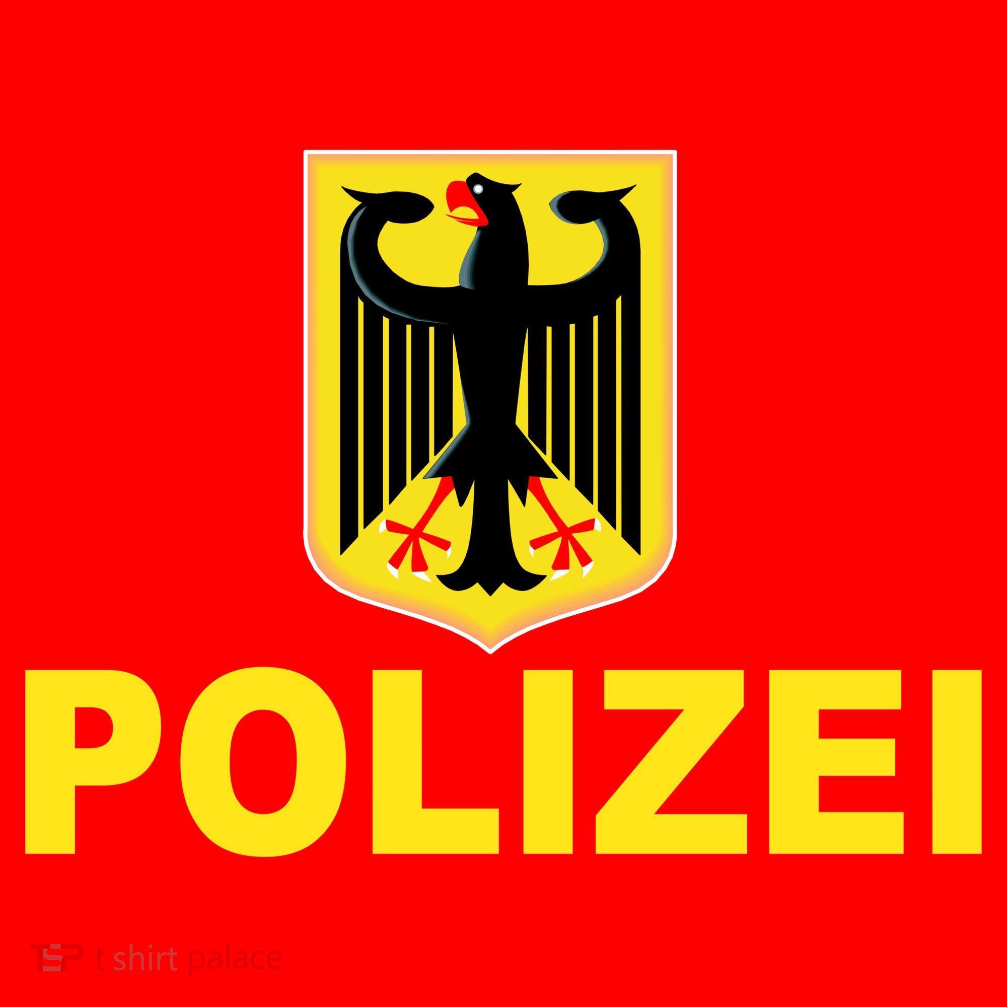 Polizei German Flag Santa Hat