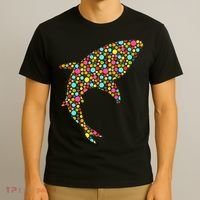 Polka Dot Shark International Dot Day T-Shirt thumb 3