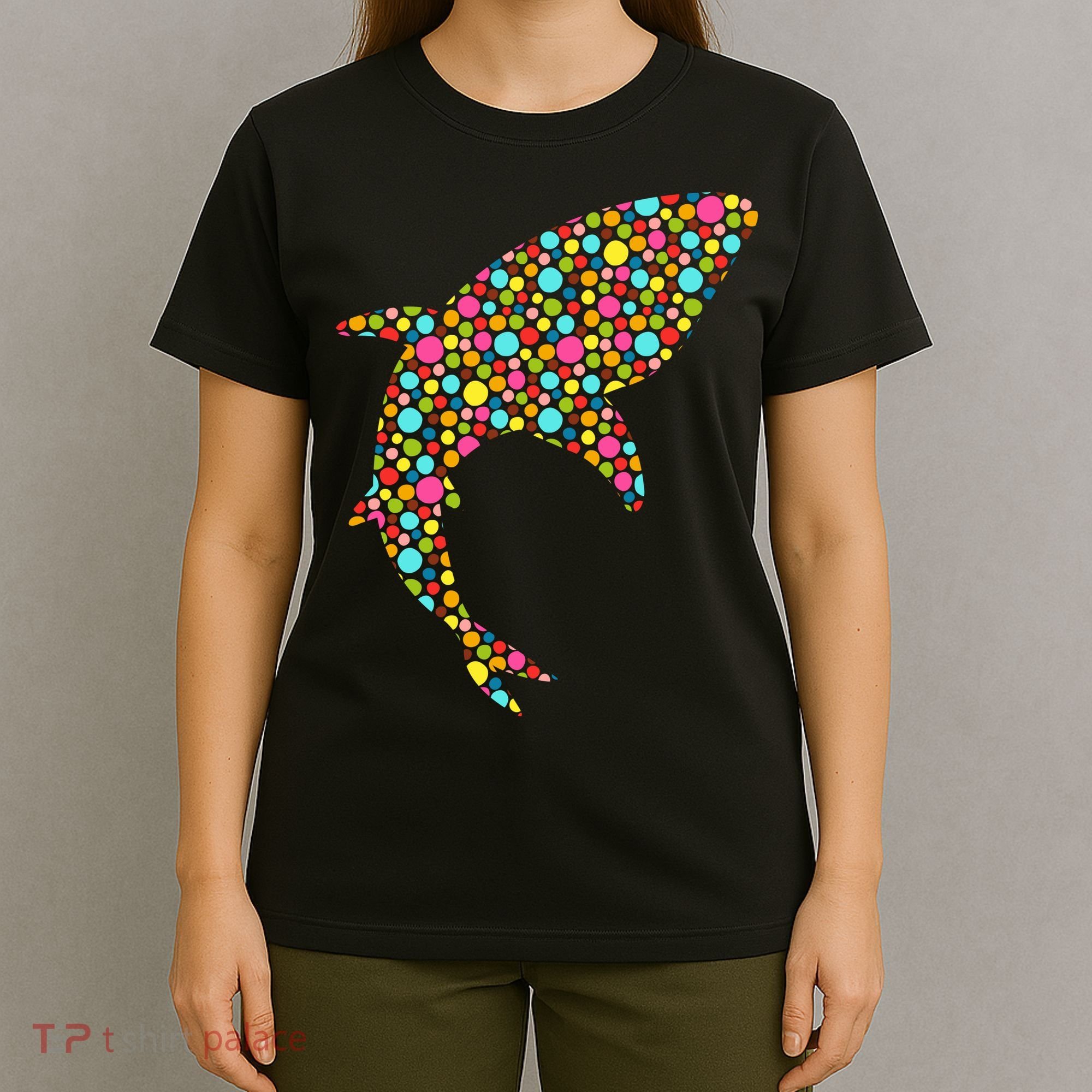Polka Dot Shark International Dot Day T-Shirt