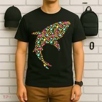 Polka Dot Shark International Dot Day T-Shirt thumb 6