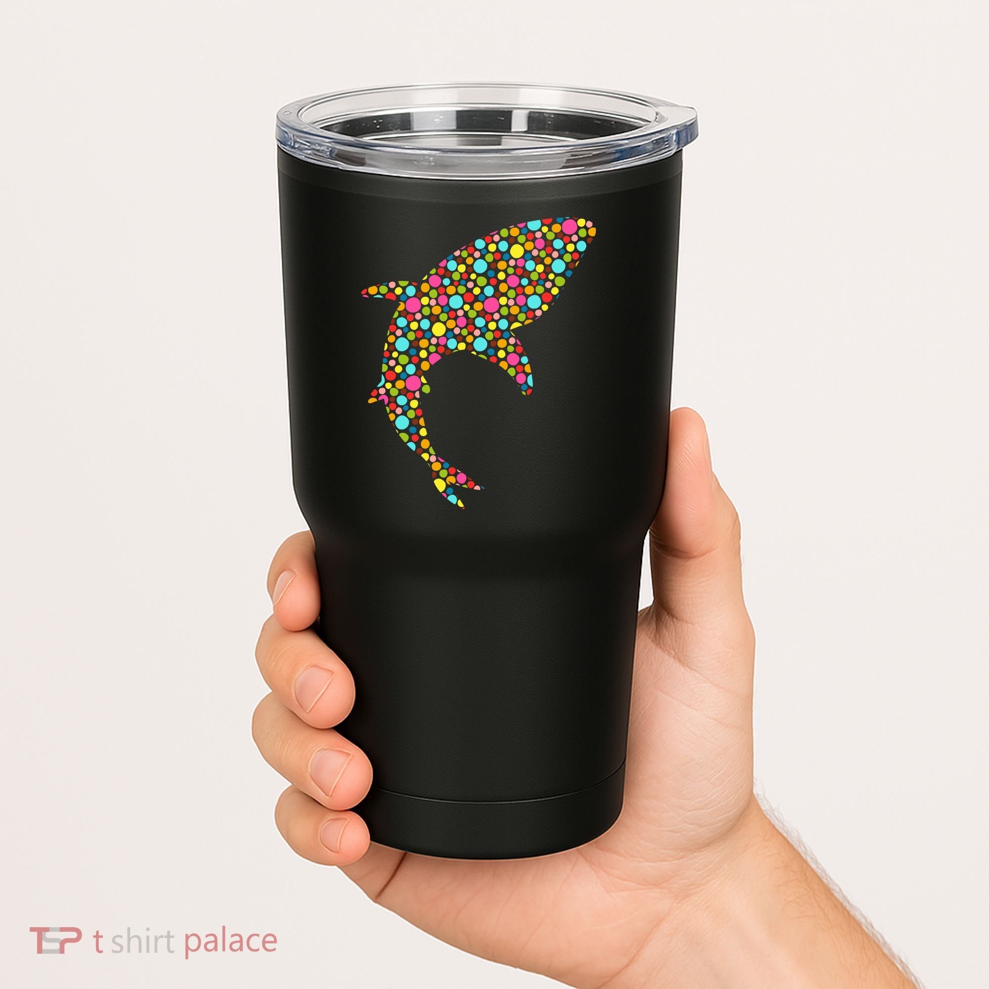 Polka Dot Shark International Dot Day Tumbler
