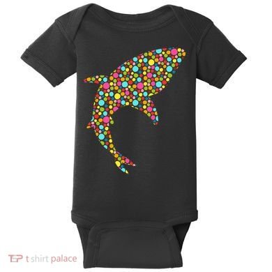 Polka Dot Shark International Dot Day Baby Bodysuit