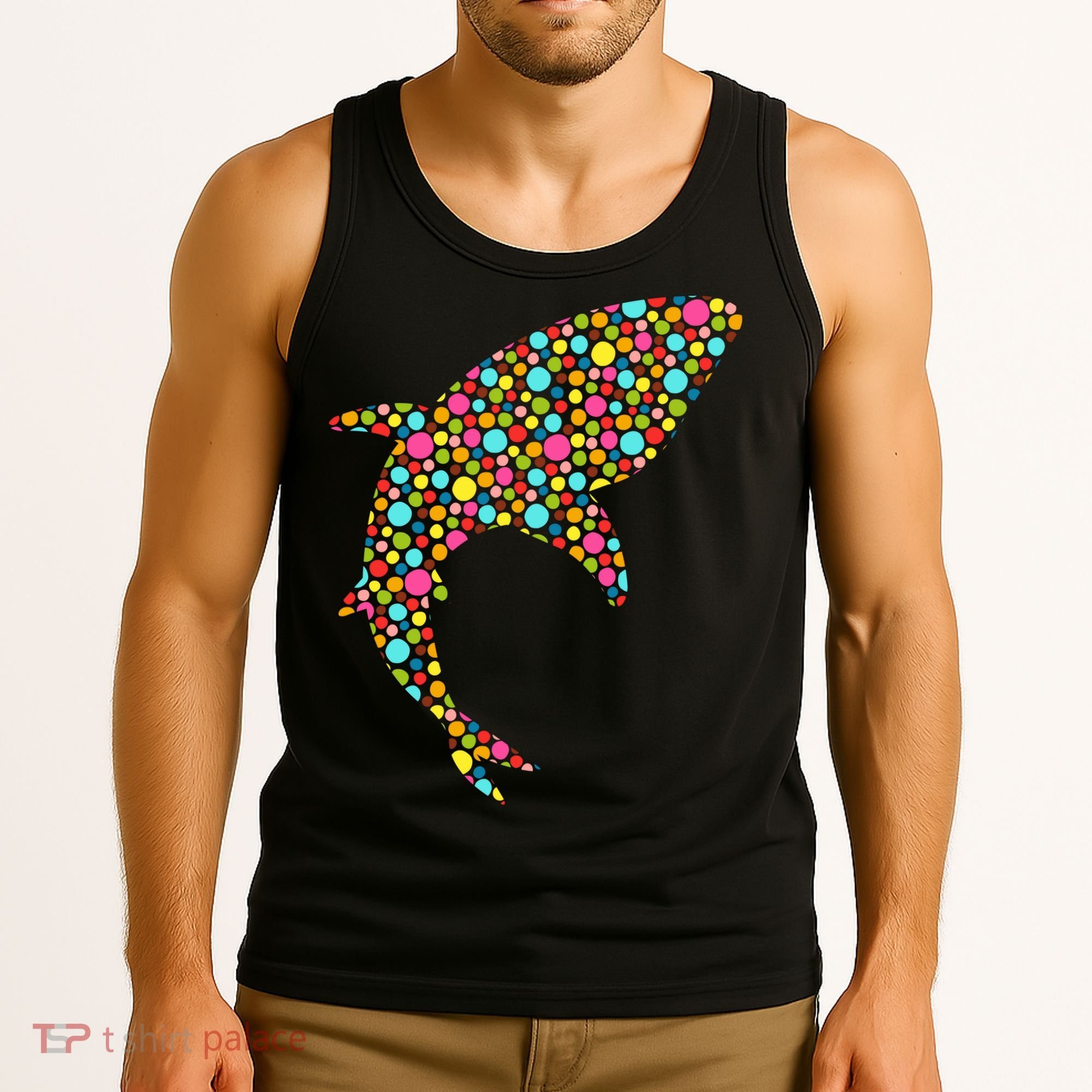 Polka Dot Shark International Dot Day Tank Top