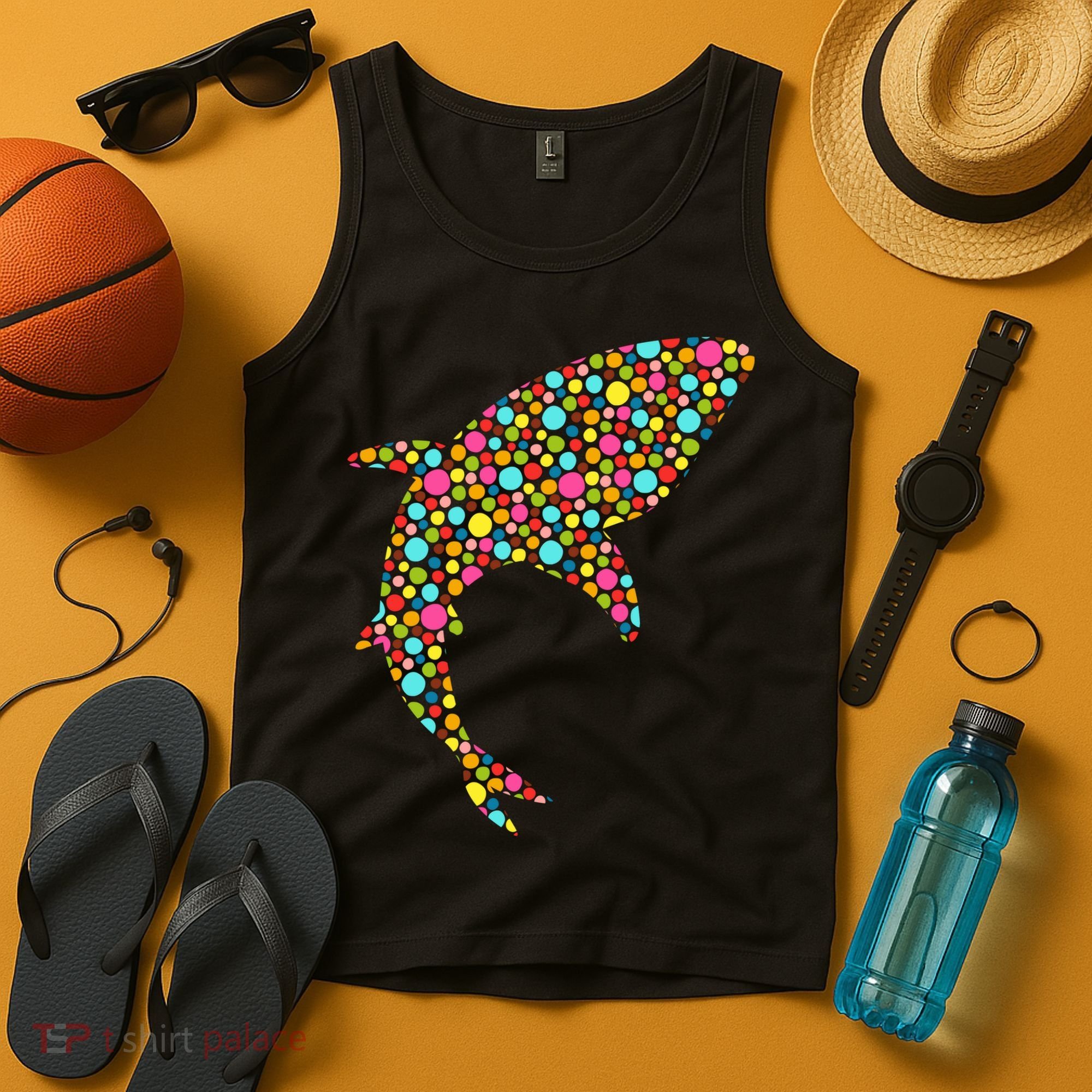 Polka Dot Shark International Dot Day Tank Top
