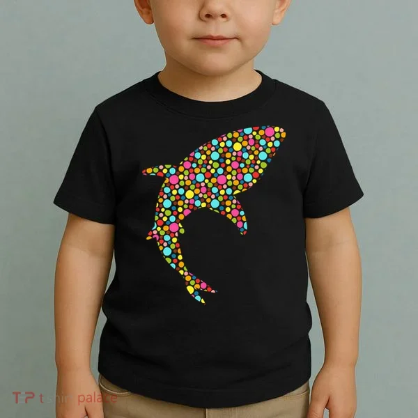 Polka Dot Shark International Dot Day Toddler T-Shirt