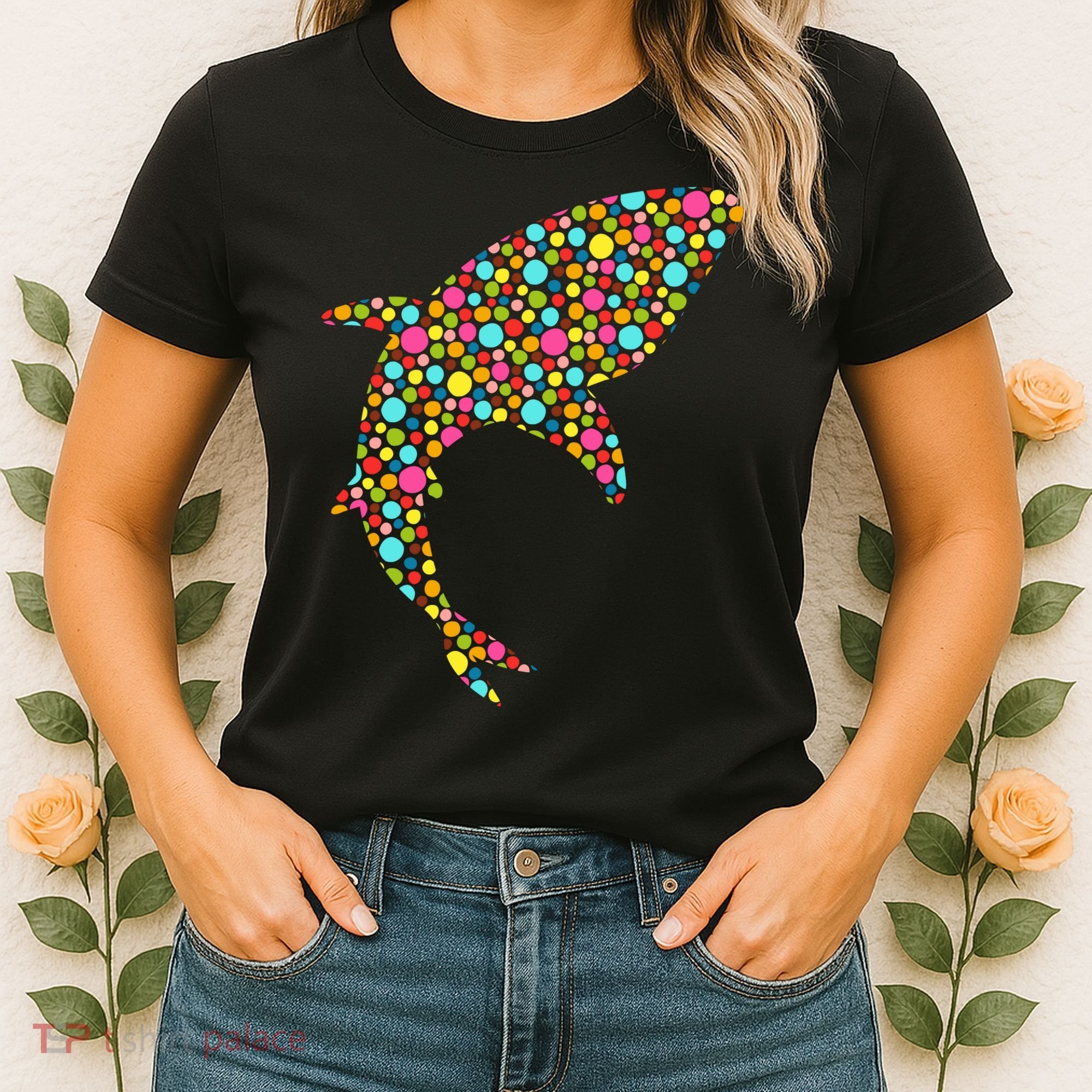 Polka Dot Shark International Dot Day Women's T-Shirt