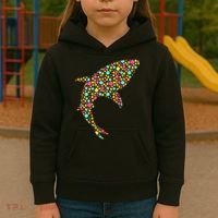 Polka Dot Shark International Dot Day Kids Hoodie thumb 3
