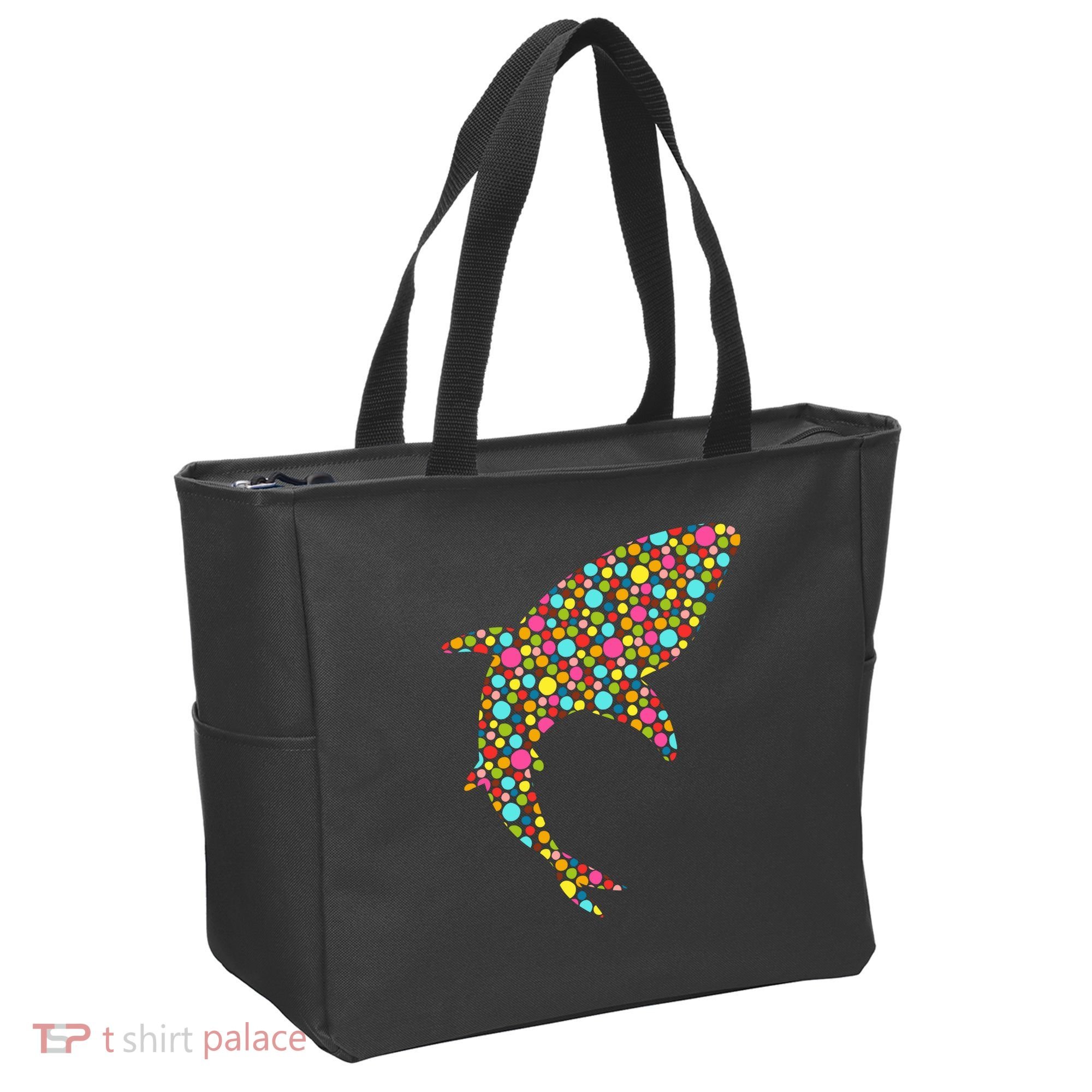 Polka Dot Shark International Dot Day Tote Bag