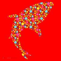 Polka Dot Shark International Dot Day Santa Hat thumb 1