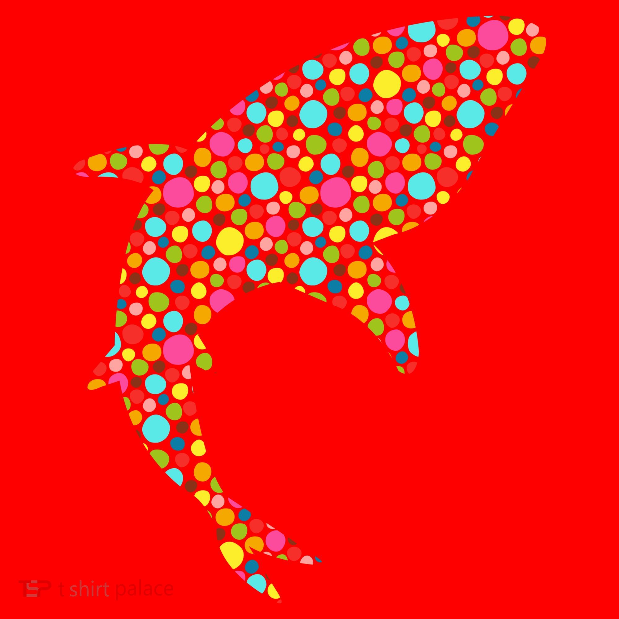 Polka Dot Shark International Dot Day Santa Hat