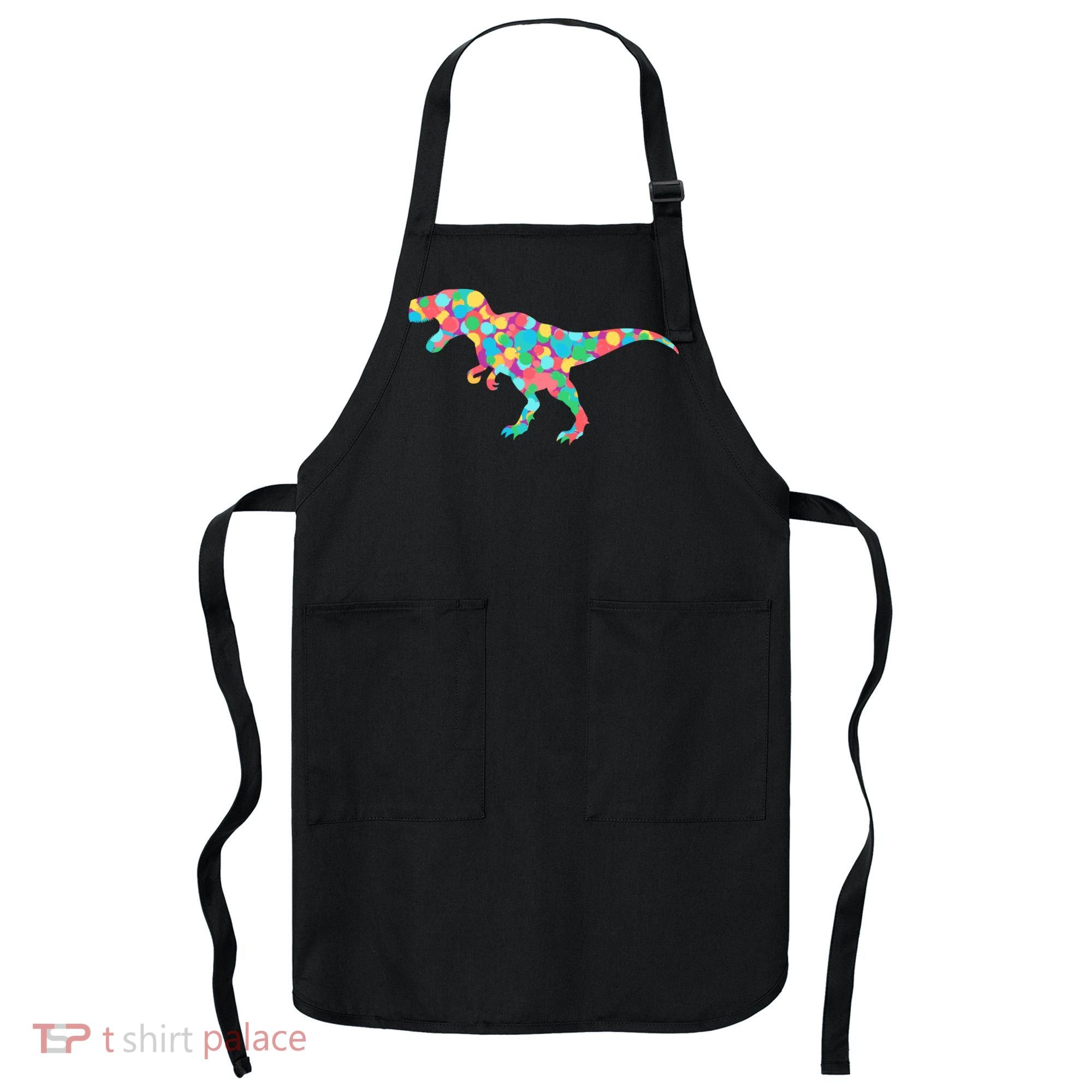 Polka Dot T-Rex International Dot Day Apron